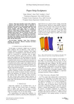 Paper-Strip Sculptures