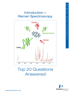 Introduction to Raman Spectroscopy