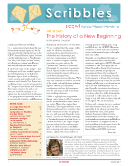 Scribbles - KS/MO - Society of Children`s Book Writers and Illustrators