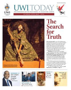 PDF - UWI St. Augustine - The University of the West Indies