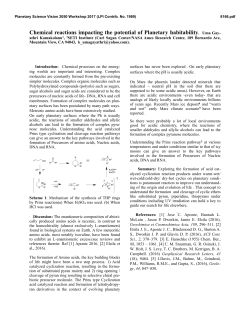 Chemical reactions impacting the potential of Planetary habitability