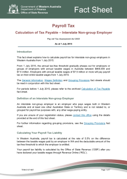 Interstate Non-group Employer