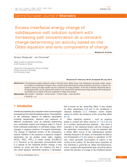 Excess interfacial energy change of solid/aqueous salt solution