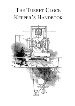 the turret clock keeper`s handbook - Horology