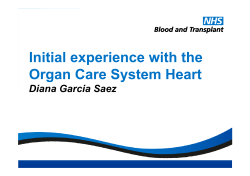 Organ Care System Heart