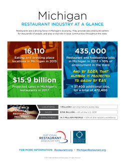 Michigan - National Restaurant Association