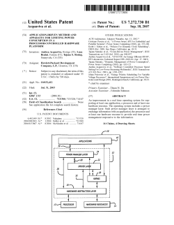 Application-driven method and apparatus for limiting power