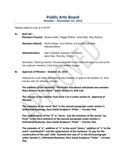 Public Arts Board - City of Birmingham