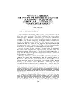 accidental vitiation: the natural and probable