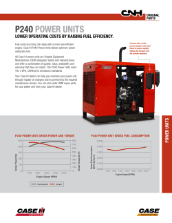 p240 power units - CNH Industrial Reman