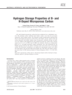Hydrogen Storage Properties of B- and N