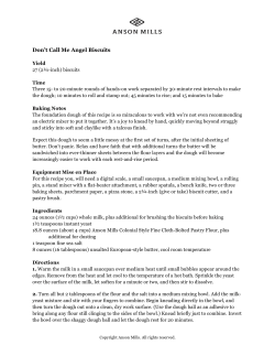 Don`t Call Me Angel Biscuits