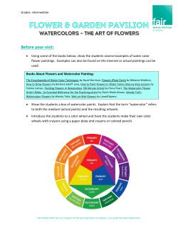 Flower and Garden Pavilion - Watercolors: the Art of Flowers