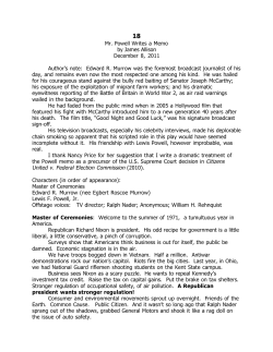 Justice Powell Writes a Memo.