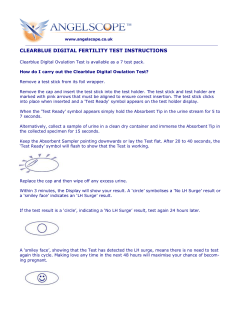 clearblue digital ovulation test