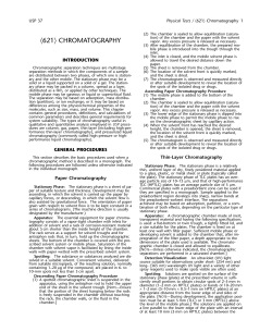 〈621〉 CHROMATOGRAPHY