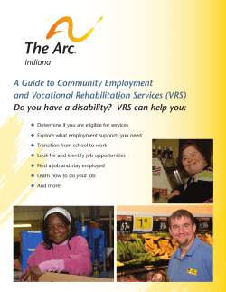 Guide to Community Employment and