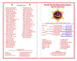 Isle Of The Sea Royal Arch Chapter