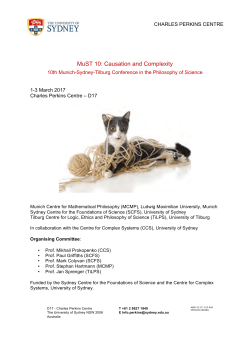 Conference Program - The University of Sydney