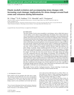 Elastic moduli evolution and accompanying