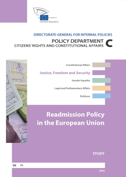 Readmission Policy in the European Unio
