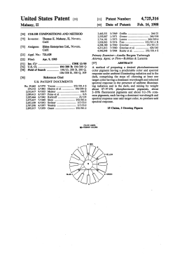 Color compositions and method