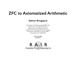 ZFC to Axiomatized Arithmetic
