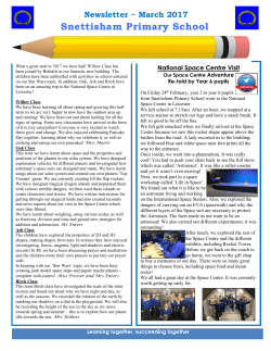 Latest Newsletter - Snettisham Primary School