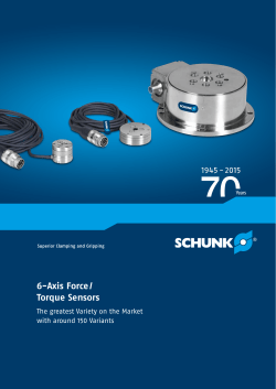 6-Axis Force / Torque Sensors