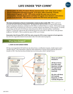 LIFE UNDER &ldquo;PEP