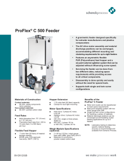 ProFlex&reg; C 500 Feeder