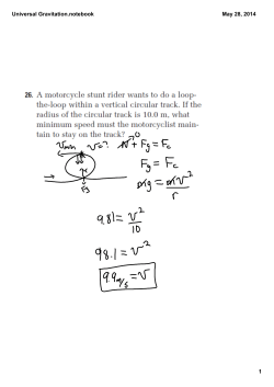 Universal Gravitation.notebook