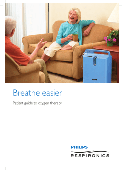 Patient guide to oxygen therapy