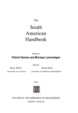 South American Handbook