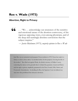 Roe v. Wade (1973)