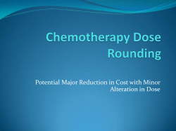 Chemotherapy Dose Rounding