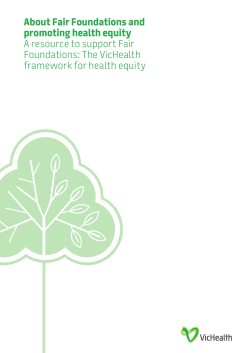 About Fair Foundations and promoting health equity