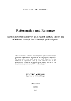 Jonathan Anderson HIST480 Dissertation