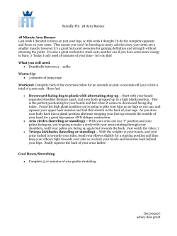 Royally Fit: 18 Arm Burner