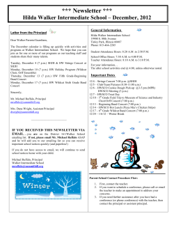 Newsletter - Summit Hill School District 161