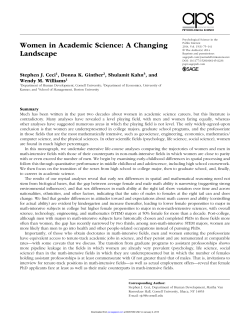 Psychological Science in the Public Interest - Site BU