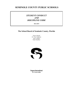SEMINOLE COUNTY PUBLIC SCHOOLS
