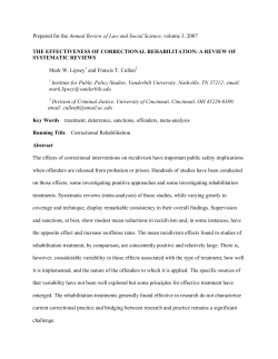 Prepared for the Annual Review of Law and Social