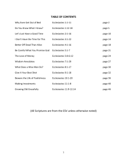 Scriptures are from the ESV unless otherwise noted