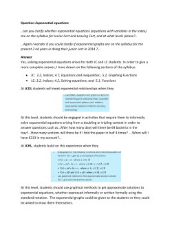 Question Exponential equations ..can you clarify whether