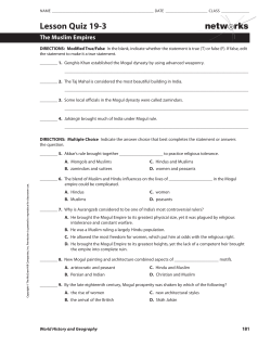 netw rks Lesson Quiz 19-3