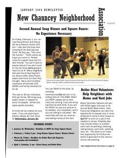 January 2008 - New Chauncey Neighborhood Association