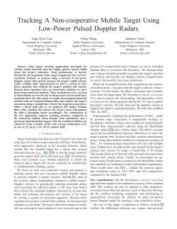 Tracking A Non-cooperative Mobile Target Using Low