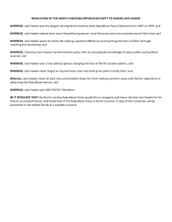 2014 Resolutions Committee Report