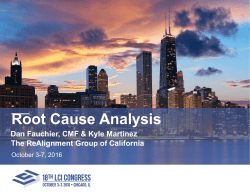 Root Cause Analysis